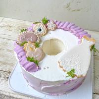 結婚記念日
シフォンケーキ ✖︎ 思い出のドレス